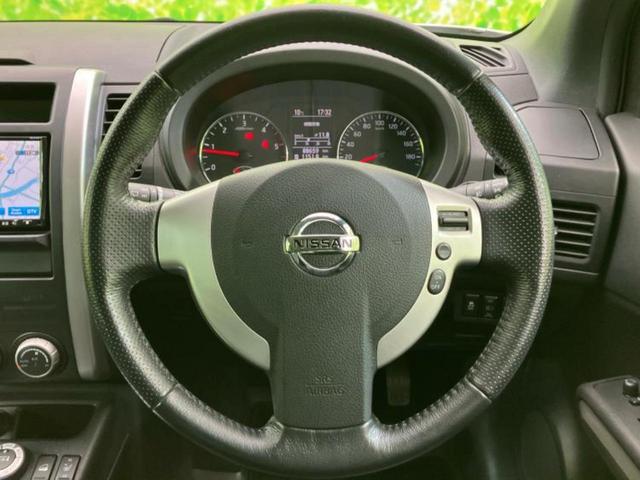 エクストレイル 4WD20GT 新品タイヤ/保証書/純正 SDナビ/シートヒーター 前席/シート 合皮/ヘッドランプ HID/Bluetooth接続/ETC/EBD付ABS/クルーズコントロール/フルセグTV/DVD ワンオーナー(16枚目)