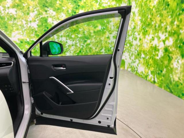 カローラクロス ハイブリッドZ 新品タイヤ/パノラマルーフ/モデリスタエアロ/保証書/ディスプレイオーディオ+ナビ10.5インチ/シートヒーター/パノラミックビューモニター/車線逸脱防止支援システム/シート ハーフレザー サンルーフ(22枚目)