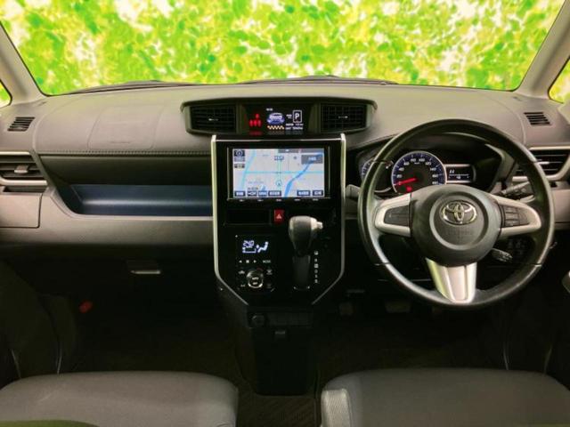 ルーミー カスタムＧ　Ｓ　新品タイヤ／保証書／純正　９インチ　ＳＤナビ／トヨタセーフティセンス／両側電動スライドドア／車線逸脱防止支援システム／ヘッドランプ　ＬＥＤ／ＵＳＢジャック／Ｂｌｕｅｔｏｏｔｈ接続／ＥＴＣ　バックカメラ（4枚目）