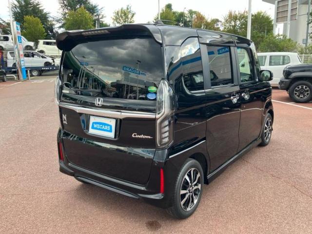 N-BOXカスタム G・Lホンダセンシング 新品タイヤ/保証書/純正 SDナビ/ホンダセンシング/電動スライドドア/ヘッドランプ LED/Bluetooth接続/ETC/EBD付ABS/横滑り防止装置/アイドリングストップ/フルセグTV(3枚目)