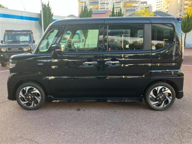 スペーシアカスタム ハイブリッドXS 保証書/両側電動スライドドア/シートヒーター/車線逸脱防止支援システム/シート ハーフレザー/ヘッドランプ LED/EBD付ABS/横滑り防止装置/アイドリングストップ/クルーズコントロール(2枚目)