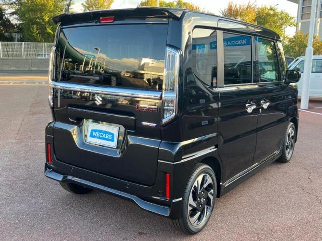 スペーシアカスタム ハイブリッドXS 保証書/両側電動スライドドア/シートヒーター/車線逸脱防止支援システム/シート ハーフレザー/ヘッドランプ LED/EBD付ABS/横滑り防止装置/アイドリングストップ/クルーズコントロール(3枚目)