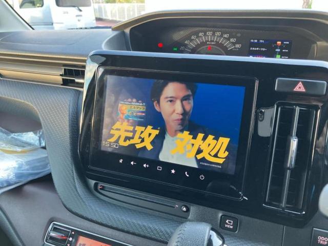 ソリオバンディット バンディットハイブリッドＭＶ　新品タイヤ／保証書／純正　９インチ　ナビ／衝突安全装置／両側電動スライドドア／シートヒーター／全方位モニター用カメラ／車線逸脱防止支援システム／ドライブレコーダー　社外／ヘッドランプ　ＬＥＤ　ドラレコ（9枚目）