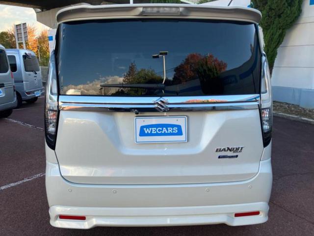 ソリオバンディット バンディットハイブリッドＭＶ　新品タイヤ／保証書／純正　９インチ　ナビ／衝突安全装置／両側電動スライドドア／シートヒーター／全方位モニター用カメラ／車線逸脱防止支援システム／ドライブレコーダー　社外／ヘッドランプ　ＬＥＤ　ドラレコ（46枚目）