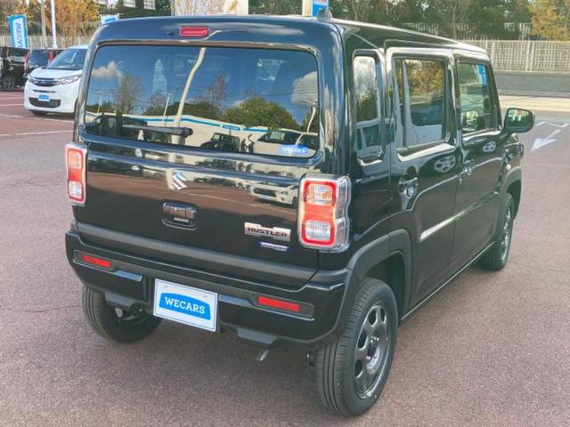 ハスラー 4WDハイブリッドG 保証書/セーフティサポート(スズキ)/シートヒーター 前席/車線逸脱防止支援システム/ヘッドランプ LED/ETC/EBD付ABS/横滑り防止装置/アイドリングストップ/禁煙車/エアバッグ 運転席(3枚目)