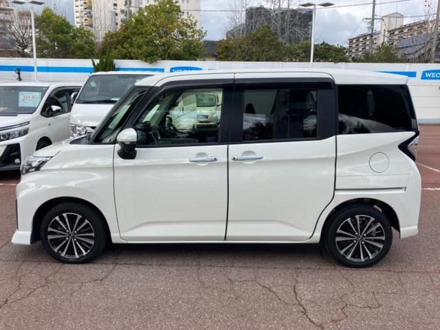 トール カスタムＧターボ　純正　８インチ　メモリーナビ／フリップダウンモニター　純正　１０．１インチ／スマートアシスト（トヨタ・ダイハツ）／両側電動スライドドア／パノラマモニター／車線逸脱防止支援システム　衝突被害軽減システム（2枚目）