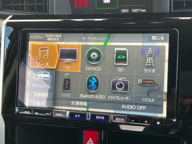 トール カスタムＧターボ　純正　８インチ　メモリーナビ／フリップダウンモニター　純正　１０．１インチ／スマートアシスト（トヨタ・ダイハツ）／両側電動スライドドア／パノラマモニター／車線逸脱防止支援システム　衝突被害軽減システム（11枚目）