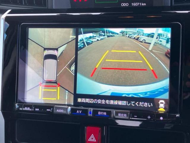 トール カスタムＧターボ　純正　８インチ　メモリーナビ／フリップダウンモニター　純正　１０．１インチ／スマートアシスト（トヨタ・ダイハツ）／両側電動スライドドア／パノラマモニター／車線逸脱防止支援システム　衝突被害軽減システム（12枚目）