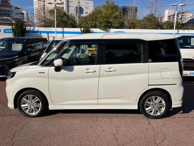 ソリオ ハイブリッドＭＺ　新品タイヤ／社外　９インチ　ナビ／衝突安全装置／両側電動スライドドア／シートヒーター　前席／車線逸脱防止支援システム／ヘッドランプ　ＬＥＤ／Ｂｌｕｅｔｏｏｔｈ接続／ＥＴＣ／ＥＢＤ付ＡＢＳ　盗難防止装置（2枚目）