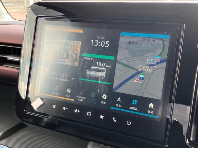 スペーシアカスタム ハイブリッドＸＳターボ　保証書／純正　９インチ　ＳＤナビ／セーフティサポート（スズキ）／両側電動スライドドア／シートヒーター　前席／全方位モニター用カメラ／車線逸脱防止支援システム／シート　合皮／ドライブレコーダー　前後（9枚目）