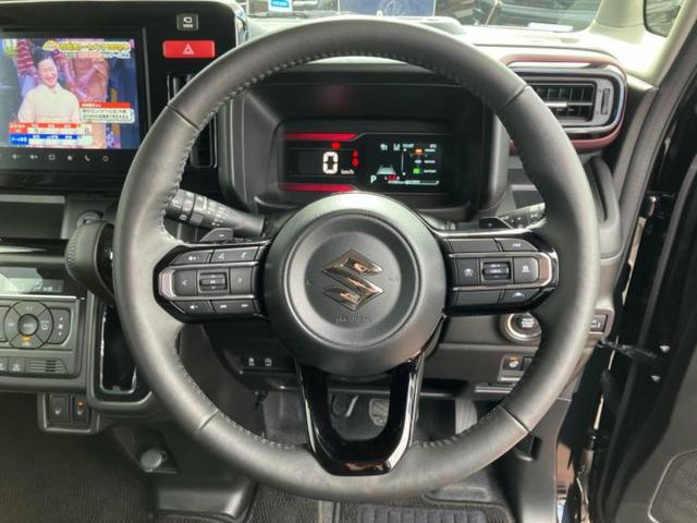 スペーシアカスタム ハイブリッドＸＳターボ　保証書／純正　９インチ　ＳＤナビ／セーフティサポート（スズキ）／両側電動スライドドア／シートヒーター　前席／全方位モニター用カメラ／車線逸脱防止支援システム／シート　合皮／ドライブレコーダー　前後（16枚目）