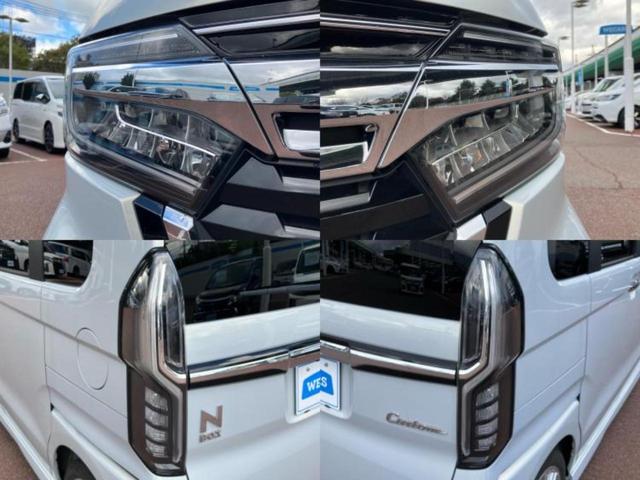 Ｎ－ＢＯＸカスタム Ｌ・ターボ　新品タイヤ／保証書／純正　９インチ　ＳＤナビ／ホンダセンシング／両側電動スライドドア／シートヒーター／車線逸脱防止支援システム／シート　合皮／ヘッドランプ　ＬＥＤ／ＥＴＣ／ＥＢＤ付ＡＢＳ　バックカメラ（52枚目）