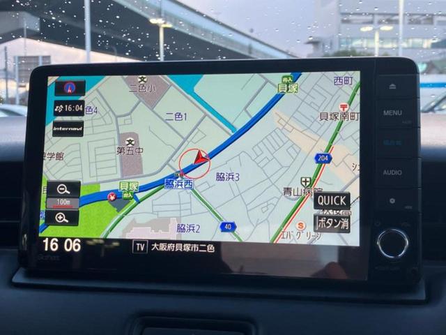 ヴェゼル ｅＨＥＶ　Ｘ　純正　９インチ　ＳＤナビ／ホンダセンシング／車線逸脱防止支援システム／ドライブレコーダー　社外／ヘッドランプ　ＬＥＤ／Ｂｌｕｅｔｏｏｔｈ接続／ＥＴＣ／ＥＢＤ付ＡＢＳ／横滑り防止装置　バックカメラ（10枚目）