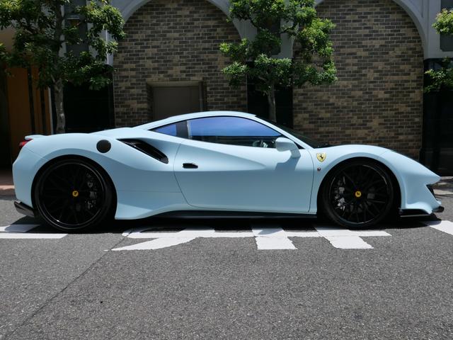 ４８８ピスタ ベースグレード　ディーラー車、ハイパーフォージドホイール、パワークラフト、ノビテックサスペンション、フルラッピング、ノーマルパーツあり（15枚目）
