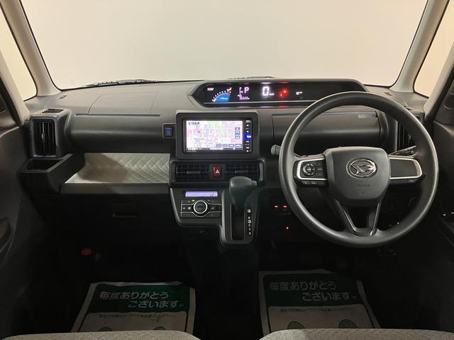 タント Ｘ／ナビ／バックカメラ／ＥＴＣ／前席シートヒーター　ナビゲーション／バックカメラ／ステアリングスイッチ／ＥＴＣ／前席シートヒーター／片側パワースライドドア／ＬＥＤヘッドライト／オートエアコン／キーフリー／ＵＳＢアダプター／運転席ロングスライドシート（4枚目）