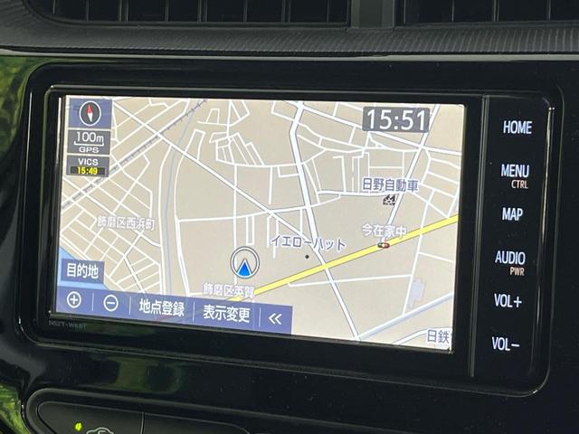 アクア Ｓスタイルブラック　純正ＳＤナビ　バックカメラ　衝突被害軽減　禁煙車　コーナーセンサー　スマートキー　ＬＥＤ　ビルトインＥＴＣ　オートハイビーム　オートライト　オートエアコン　Ｂｌｕｅｔｏｏｔｈ　フルセグ（4枚目）