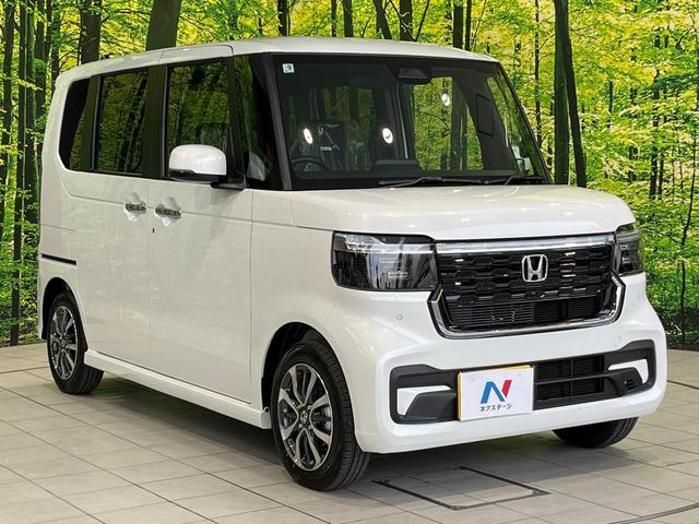 Ｎ－ＢＯＸカスタム ベースグレード　届出済未使用車　両側電動ドア　衝突被害軽減システム　レーダークルーズ　スマートキー　ＬＥＤヘッド　オートライト　オートエアコン　純正１４インチアルミ（16枚目）