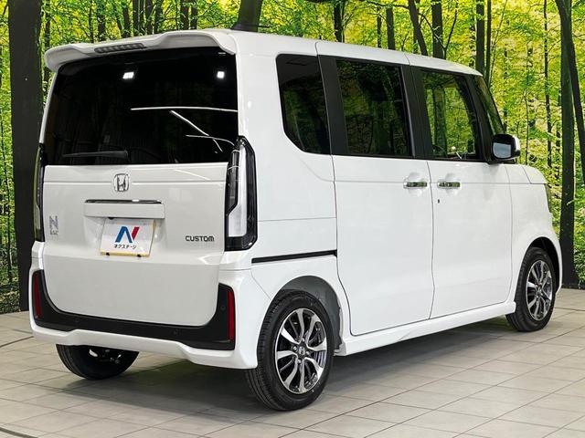 Ｎ－ＢＯＸカスタム ベースグレード　届出済未使用車　両側電動ドア　衝突被害軽減システム　レーダークルーズ　スマートキー　ＬＥＤヘッド　オートライト　オートエアコン　純正１４インチアルミ（17枚目）