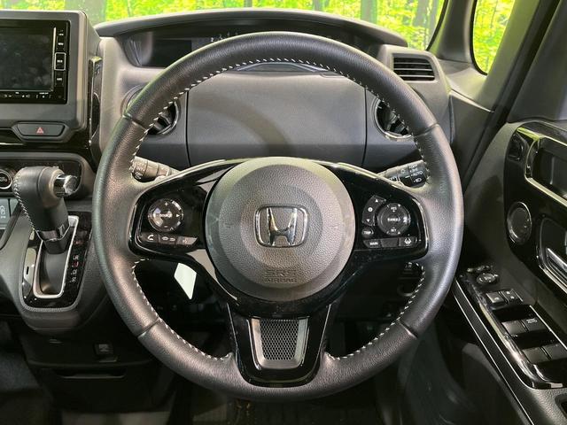 Ｎ－ＢＯＸカスタム Ｌターボ　ターボ　両側電動ドア　純正ＳＤナビ　バックカメラ　衝突被害軽減システム　レーダークルーズ　禁煙車　ハーフレザーシート　ドラレコ　コーナーセンサー　スマートキー　ＬＥＤヘッド　ビルトインＥＴＣ（11枚目）