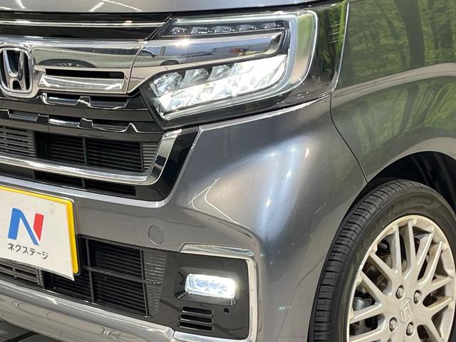 Ｎ－ＢＯＸカスタム Ｌターボ　ターボ　両側電動ドア　純正ＳＤナビ　バックカメラ　衝突被害軽減システム　レーダークルーズ　禁煙車　ハーフレザーシート　ドラレコ　コーナーセンサー　スマートキー　ＬＥＤヘッド　ビルトインＥＴＣ（12枚目）