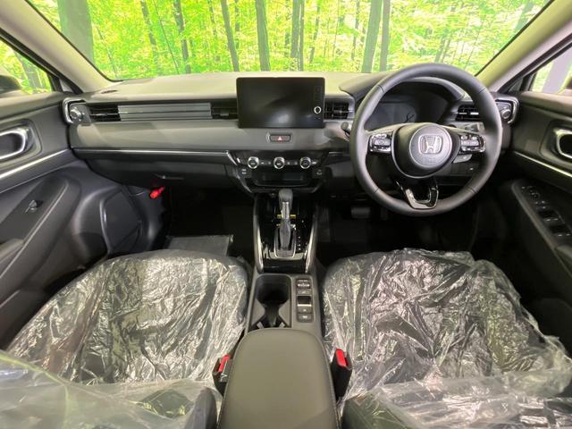 ヴェゼル ｅ：ＨＥＶ　Ｚ　登録済未使用車　メーカー９型ナビ　バックカメラ　衝突被害軽減　レーダークルーズ　電動リアゲート　ハーフレザーシート　コーナーセンサー　スマートキー　ＬＥＤヘッド　ＥＴＣ２．０　オートハイビーム（2枚目）