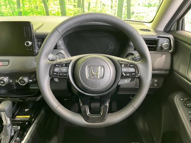 ヴェゼル ｅ：ＨＥＶ　Ｚ　登録済未使用車　メーカー９型ナビ　バックカメラ　衝突被害軽減　レーダークルーズ　電動リアゲート　ハーフレザーシート　コーナーセンサー　スマートキー　ＬＥＤヘッド　ＥＴＣ２．０　オートハイビーム（23枚目）