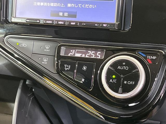 アクア S SDナビ 衝突被害軽減システム 禁煙車 コーナーセンサー キーレスエントリー ETC オートエアコン Bluetooth(42枚目)