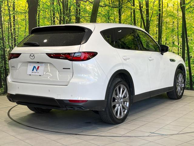 CX-60 25S Lパッケージ 10.25型マツダコネクトナビ 全周囲カメラ 衝突被害軽減システム レーダークルーズ 禁煙車 電動リアゲート シートヒーター レザーシート ドラレコ コーナーセンサー LEDヘッド ETC(17枚目)