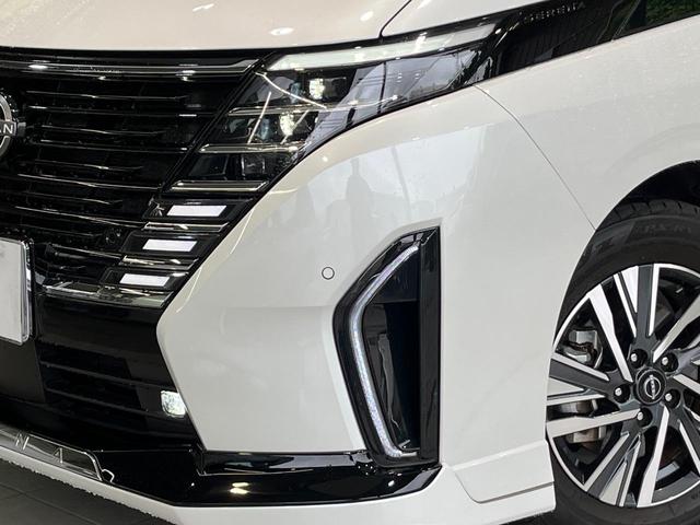 セレナ ハイウェイスターV エアロ 両側電動ドア 純正12型ナビ フリップダウンモニター 全周囲カメラ 衝突被害軽減システム レーダークルーズ 禁煙車 レザーシート コーナーセンサー スマートキー LED ETC(13枚目)
