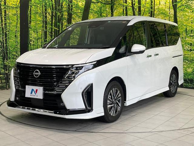 セレナ ハイウェイスターV エアロ 両側電動ドア 純正12型ナビ フリップダウンモニター 全周囲カメラ 衝突被害軽減システム レーダークルーズ 禁煙車 レザーシート コーナーセンサー スマートキー LED ETC(64枚目)