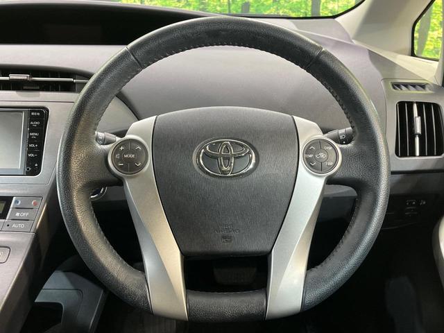 プリウス S 純正SDナビ バックカメラ 禁煙車 スマートキー HIDヘッド ビルトインETC オートライト オートエアコン Bluetooth CD フルセグ 純正15インチアルミ(8枚目)