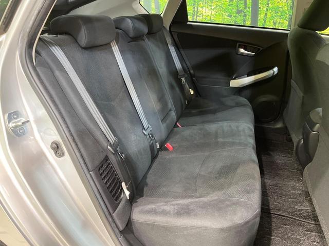 プリウス S 純正SDナビ バックカメラ 禁煙車 スマートキー HIDヘッド ビルトインETC オートライト オートエアコン Bluetooth CD フルセグ 純正15インチアルミ(11枚目)