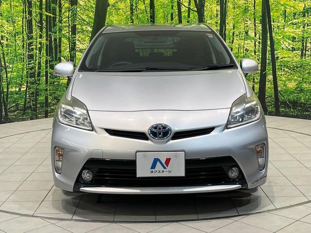 プリウス S 純正SDナビ バックカメラ 禁煙車 スマートキー HIDヘッド ビルトインETC オートライト オートエアコン Bluetooth CD フルセグ 純正15インチアルミ(14枚目)