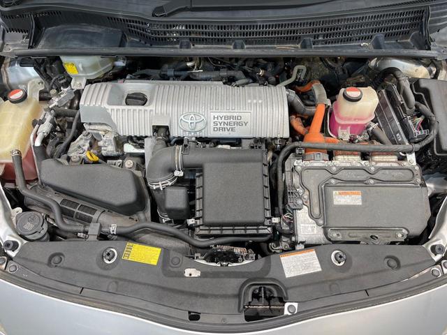 プリウス S 純正SDナビ バックカメラ 禁煙車 スマートキー HIDヘッド ビルトインETC オートライト オートエアコン Bluetooth CD フルセグ 純正15インチアルミ(18枚目)
