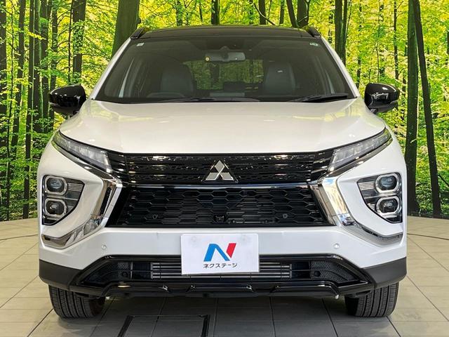 エクリプスクロス ブラックエディション 4WD サンルーフ 純正8型ナビ 全周囲カメラ 衝突被害軽減システム マイパイロット シートヒーター 禁煙車 電動リアゲート ハーフレザーシート パワーシート コーナーセンサー LEDヘッド(14枚目)