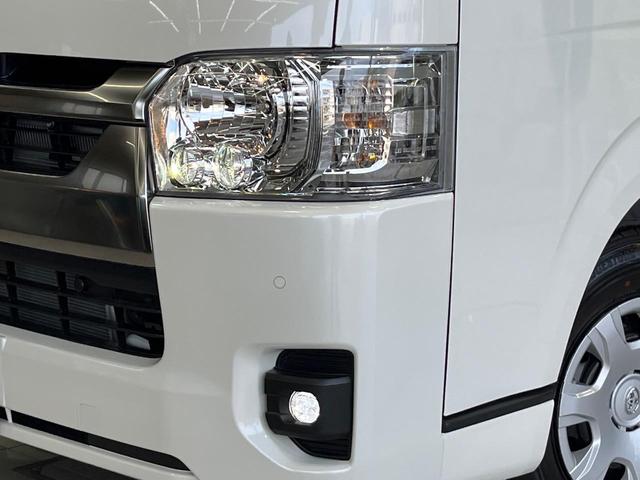 ハイエースバン ロングスーパーGL ダークプライムS 禁煙車 両側電動ドア 衝突被害軽減システム ハーフレザーシート コーナーセンサー スマートキー LEDヘッド オートハイビーム オートライト オートエアコン LED 100V電源(12枚目)