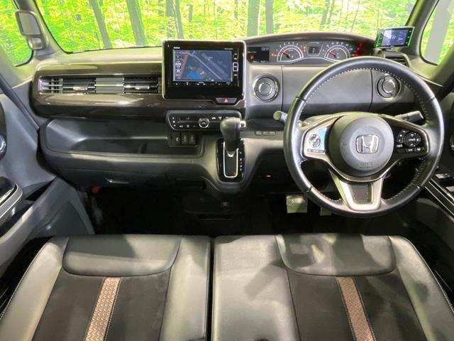 N-BOXカスタム G・Lターボホンダセンシング ターボ 両側電動ドア 純正SDナビ バックカメラ 衝突被害軽減システム レーダークルーズ 禁煙車 ハーフレザーシート ドラレコ スマートキー LEDヘッド ビルトインETC オートライト(2枚目)