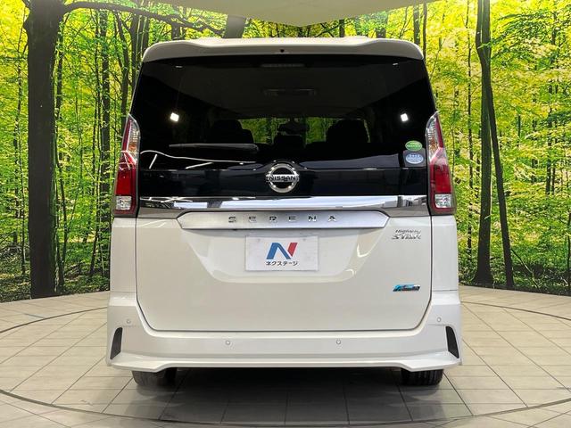 セレナ ハイウェイスターＧ　両側電動ドア　ＢＩＧ－Ｘ９型ナビ　後席モニター　全周囲カメラ　衝突被害軽減システム　禁煙車　コーナーセンサー　スマートキー　ＬＥＤヘッド　ビルトインＥＴＣ　クルコン　パークアシスト　オートライト（16枚目）