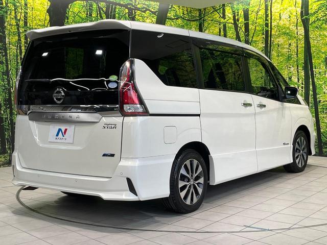 セレナ ハイウェイスターＧ　両側電動ドア　ＢＩＧ－Ｘ９型ナビ　後席モニター　全周囲カメラ　衝突被害軽減システム　禁煙車　コーナーセンサー　スマートキー　ＬＥＤヘッド　ビルトインＥＴＣ　クルコン　パークアシスト　オートライト（18枚目）