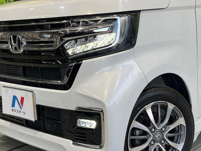 Ｎ－ＢＯＸカスタム Ｌ　両側電動ドア　純正ＳＤナビ　バックカメラ　衝突被害軽減システム　レーダークルーズ　禁煙車　ドラレコ　コーナーセンサー　スマートキー　ＬＥＤヘッド　ビルトインＥＴＣ　車線逸脱警報　オートライト（12枚目）