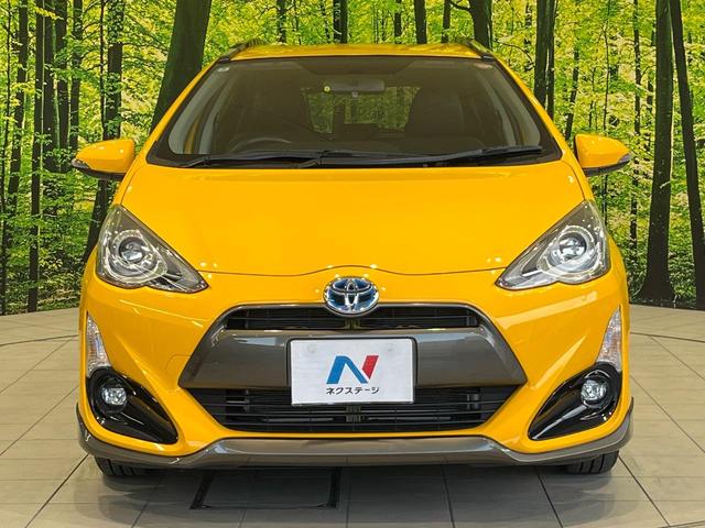 アクア X-アーバン 純正9型ナビ バックカメラ 禁煙車 ハーフレザーシート スマートキー LEDヘッド ETC オートライト オートエアコン 純正16インチアルミ Bluetooth CD DVD再生 フルセグ(39枚目)