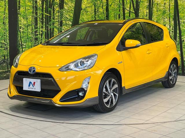 アクア X-アーバン 純正9型ナビ バックカメラ 禁煙車 ハーフレザーシート スマートキー LEDヘッド ETC オートライト オートエアコン 純正16インチアルミ Bluetooth CD DVD再生 フルセグ(43枚目)