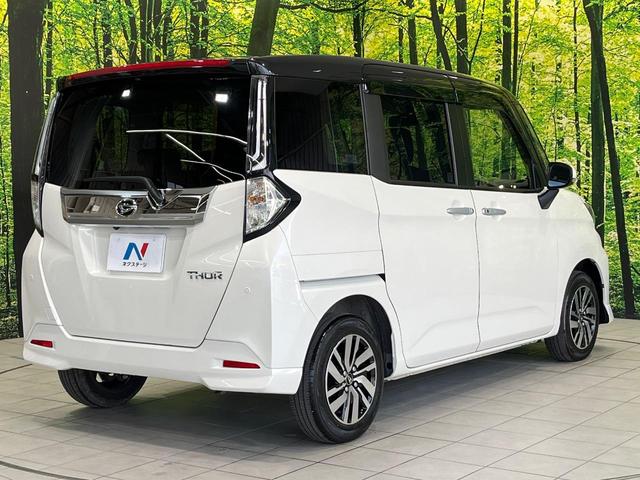 トール カスタムＧ　両側電動ドア　純正ＳＤナビ　バックカメラ　衝突被害軽減システム　レーダークルーズ　禁煙車　ドラレコ　コーナーセンサー　スマートキー　ＬＥＤヘッド　ビルトインＥＴＣ　オートハイビーム　オートライト（17枚目）