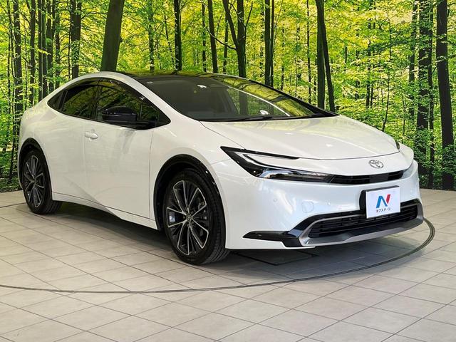プリウス Z ガラスルーフ 純正12型ナビ 全周囲カメラ 衝突被害軽減 デジタルミラー レーダークルーズ 禁煙車 電動リアゲート シートエアコン パワーシート コーナーセンサー スマートキー LED ETC(16枚目)