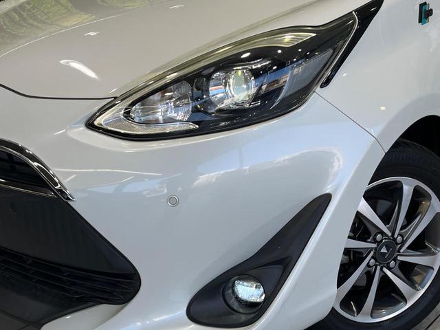 アクア リルヴィーG 純正SDナビ バックカメラ 衝突被害軽減 禁煙車 ドラレコ スマートキー LED シートヒーター ETC クルコン オートハイビーム オートライト オートエアコン 純正15インチアルミ(12枚目)