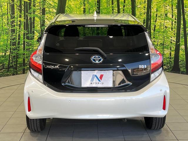 アクア リルヴィーG 純正SDナビ バックカメラ 衝突被害軽減 禁煙車 ドラレコ スマートキー LED シートヒーター ETC クルコン オートハイビーム オートライト オートエアコン 純正15インチアルミ(15枚目)