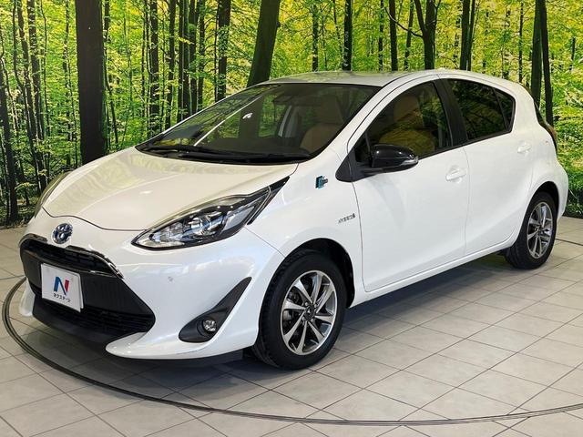 アクア リルヴィーG 純正SDナビ バックカメラ 衝突被害軽減 禁煙車 ドラレコ スマートキー LED シートヒーター ETC クルコン オートハイビーム オートライト オートエアコン 純正15インチアルミ(56枚目)