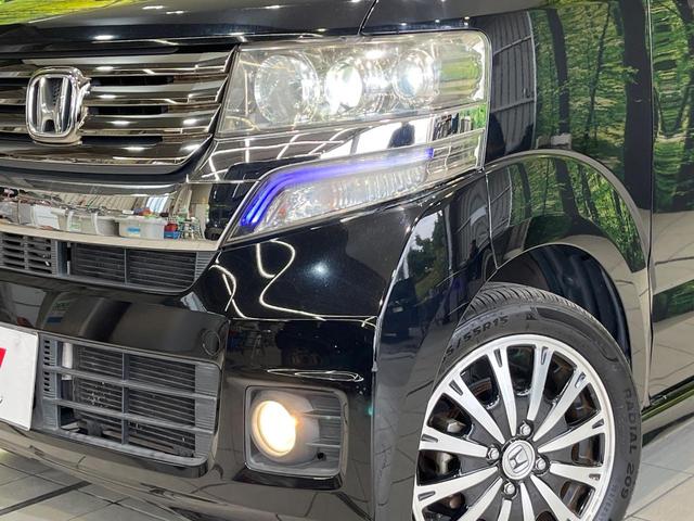 Ｎ－ＢＯＸカスタム Ｇ・ターボＡパッケージ　純正８型ナビ　バックカメラ　ＣＴＢＡ　クルコン　両側電動スライドドア　パドルシフト　ＨＩＤヘッドライト　スマートキー＆プッシュスタート　ＥＴＣ　横滑り防止　電動格納ミラー　純正１５インチＡＷ　禁煙（12枚目）