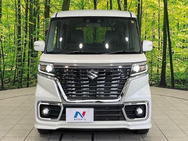 スペーシアカスタム ハイブリッドXS セーフティサポート SDナビ アダプティブクルコン 両側電動スライドドア シートヒーター LEDヘッドライト バックカメラ アイドリングストップ コーナーセンサー 横滑り防止 電動格納ミラー(14枚目)