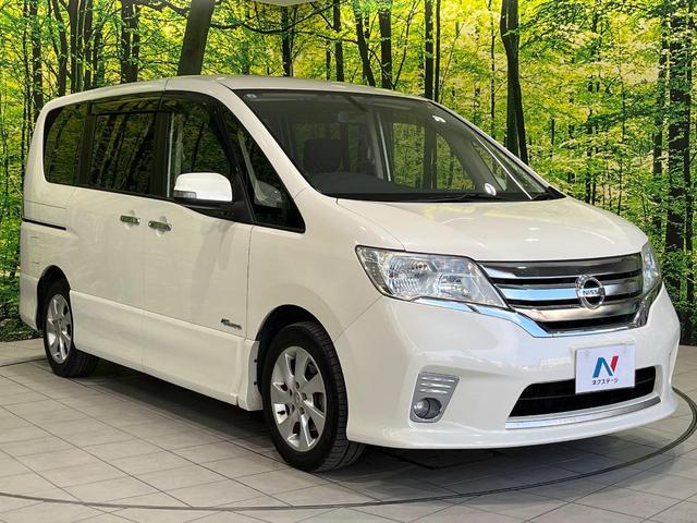 セレナ ハイウェイスター　Ｓ－ハイブリッド　Ｖセレクション　両側電動ドア　後席モニター　ＳＤナビ　バックカメラ　禁煙車　スマートキー　ＨＩＤヘッド　ビルトインＥＴＣ　クルコン　純正１６インチアルミ　オートライト　オートエアコン　ＣＤ　ＤＶＤ再生　フルセグ（17枚目）